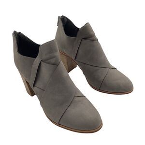 BC Footwear‎ Women's Azalea Ankle Boots Gray Size 8 Block Heel